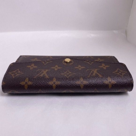 LOUIS VUITTON Portefeuille Sarah Monogram M60531 Brown Long Wallet LV - Picture 5 of 15